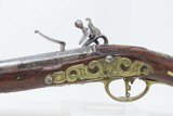 1700s BERNARDINUS de ANGELIS Antique EUROPEAN Flintlock FIGHTING PISTOL .53 Large Martial Pistol from the Continent - 14 of 15