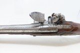 1700s BERNARDINUS de ANGELIS Antique EUROPEAN Flintlock FIGHTING PISTOL .53 Large Martial Pistol from the Continent - 9 of 15