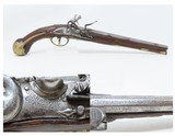1700s BERNARDINUS de ANGELIS Antique EUROPEAN Flintlock FIGHTING PISTOL .53 Large Martial Pistol from the Continent - 1 of 15