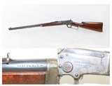 c1898 Antique Model 1897 MARLIN Lever Action .22 S, L, LR Rifle TAKEDOWN Inscribed “FRED.BERRYHILL/KEOKUK, IA 1901