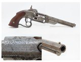 c1862 CIVIL WAR Antique SAVAGE Revolving Fire Arms .36 cal NAVY Two Trigger Unique Two-Stage Single Action Revolver - 1 of 17