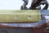 BRASS Barrel Antique British T. BOLTON .53 FLINTLOCK INDIAN TRADE PistolEarly 1800s Pistol Used for TRADE with NATIVES - 10 of 18