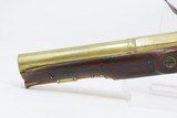 BRASS Barrel Antique British T. BOLTON .53 FLINTLOCK INDIAN TRADE PistolEarly 1800s Pistol Used for TRADE with NATIVES - 18 of 18