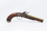 BRASS Barrel Antique British T. BOLTON .53 FLINTLOCK INDIAN TRADE PistolEarly 1800s Pistol Used for TRADE with NATIVES - 2 of 18