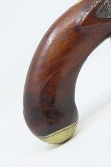 BRASS Barrel Antique British T. BOLTON .53 FLINTLOCK INDIAN TRADE PistolEarly 1800s Pistol Used for TRADE with NATIVES - 3 of 18