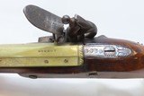 BRASS Barrel Antique British T. BOLTON .53 FLINTLOCK INDIAN TRADE PistolEarly 1800s Pistol Used for TRADE with NATIVES - 9 of 18