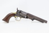 3-DIGIT Antique COLT POCKET NAVY Revolver .36 Percussion 5-Shot CIVIL WAR SCARCE, Under 22,000 Made; Stagecoach Robbery Cylinder Scene - 16 of 19