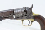 3-DIGIT Antique COLT POCKET NAVY Revolver .36 Percussion 5-Shot CIVIL WAR SCARCE, Under 22,000 Made; Stagecoach Robbery Cylinder Scene - 4 of 19