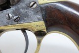 3-DIGIT Antique COLT POCKET NAVY Revolver .36 Percussion 5-Shot CIVIL WAR SCARCE, Under 22,000 Made; Stagecoach Robbery Cylinder Scene - 7 of 19