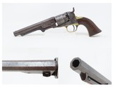 3-DIGIT Antique COLT POCKET NAVY Revolver .36 Percussion 5-Shot CIVIL WAR SCARCE, Under 22,000 Made; Stagecoach Robbery Cylinder Scene - 1 of 19