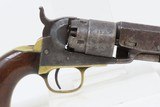 3-DIGIT Antique COLT POCKET NAVY Revolver .36 Percussion 5-Shot CIVIL WAR SCARCE, Under 22,000 Made; Stagecoach Robbery Cylinder Scene - 18 of 19