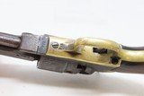 3-DIGIT Antique COLT POCKET NAVY Revolver .36 Percussion 5-Shot CIVIL WAR SCARCE, Under 22,000 Made; Stagecoach Robbery Cylinder Scene - 14 of 19