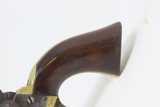 3-DIGIT Antique COLT POCKET NAVY Revolver .36 Percussion 5-Shot CIVIL WAR SCARCE, Under 22,000 Made; Stagecoach Robbery Cylinder Scene - 3 of 19