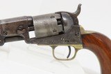 c1853 mfr. ANTEBELLUM Antique COLT Model 1849 POCKET Revolver .31 With Stagecoach Robbery Holdup Cylinder Scene - 4 of 21