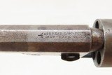 c1853 mfr. ANTEBELLUM Antique COLT Model 1849 POCKET Revolver .31 With Stagecoach Robbery Holdup Cylinder Scene - 9 of 21