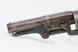 c1853 mfr. ANTEBELLUM Antique COLT Model 1849 POCKET Revolver .31 With Stagecoach Robbery Holdup Cylinder Scene - 5 of 21