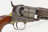 c1853 mfr. ANTEBELLUM Antique COLT Model 1849 POCKET Revolver .31 With Stagecoach Robbery Holdup Cylinder Scene - 20 of 21