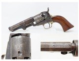 c1853 mfr. ANTEBELLUM Antique COLT Model 1849 POCKET Revolver .31 With Stagecoach Robbery Holdup Cylinder Scene