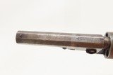 c1853 mfr. ANTEBELLUM Antique COLT Model 1849 POCKET Revolver .31 With Stagecoach Robbery Holdup Cylinder Scene - 10 of 21