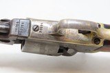 c1853 mfr. ANTEBELLUM Antique COLT Model 1849 POCKET Revolver .31 With Stagecoach Robbery Holdup Cylinder Scene - 15 of 21