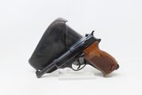 German MAUSER World War II Third Reich “byf/44” Code 9mm C&R P.38 w/HOLSTER WaA135 Proofed w 2 Mags & Wooden Grips - 2 of 23