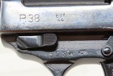 German MAUSER World War II Third Reich “byf/44” Code 9mm C&R P.38 w/HOLSTER WaA135 Proofed w 2 Mags & Wooden Grips - 9 of 23