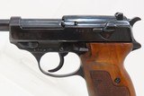 German MAUSER World War II Third Reich “byf/44” Code 9mm C&R P.38 w/HOLSTER WaA135 Proofed w 2 Mags & Wooden Grips - 6 of 23