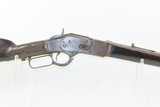 c1887 Antique WINCHESTER Model 1873 .44-40 WCF Rifle Octagonal Barrel With Silver Décor on the Stock - 22 of 25