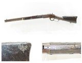 c1887 Antique WINCHESTER Model 1873 .44-40 WCF Rifle Octagonal Barrel With Silver Décor on the Stock