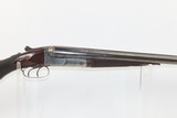 Engraved H.A. LINDNER/CHARLES DALY Double Barrel SxS HAMMERLESS Shotgun C&R VERY NICE 10 Gauge English SxS w/CHECKERED STOCK - 16 of 19
