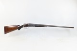 Engraved H.A. LINDNER/CHARLES DALY Double Barrel SxS HAMMERLESS Shotgun C&R VERY NICE 10 Gauge English SxS w/CHECKERED STOCK - 14 of 19
