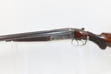 Engraved H.A. LINDNER/CHARLES DALY Double Barrel SxS HAMMERLESS Shotgun C&R VERY NICE 10 Gauge English SxS w/CHECKERED STOCK - 4 of 19