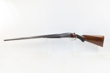 Engraved H.A. LINDNER/CHARLES DALY Double Barrel SxS HAMMERLESS Shotgun C&R VERY NICE 10 Gauge English SxS w/CHECKERED STOCK - 2 of 19