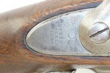 Antique SPRINGFIELD ARMORY US Model 1842 .69 Infantry Musket CIVIL WAR 1845 Dated MEXICAN-AMERICAN WAR Smoothbore Musket - 10 of 25
