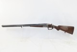 c1927 GERMAN DRILLING by DULA C&R 16G & 9.3x72R Horn Single Set Trigger Double Barrel 16 Gauge with Rifle Barrel Underneath - 2 of 22