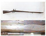 Antique BELGIAN Liege Proofed FLINTLOCK .69 MILITARY/INFANTRY Type Musket
Very Similar to the FRENCH M1777 w/ RAMROD PRESENT