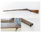 Mid-1800s Antique W.&C. SCOTT & SON Percussion DOUBLE BARREL HAMMER Shotgun 10 Gauge SIDE x SIDE w/LONDON FINE TWIST BARRELS - 1 of 22