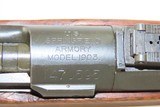 Pre-World War II US SPRINGFIELD M1903 .30-06 Bolt Action C&R MILITARY Rifle “10-35” DATED Barrel with LEATHER SLING - 9 of 21