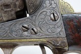 SCROLL ENGRAVED Antique MANHATTAN NAVY Revolver .36 CIVIL WAR c1862 With Multi-Panel ENGRAVED CYLINDER SCENE - 6 of 18