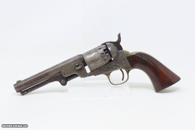 SCROLL ENGRAVED Antique MANHATTAN NAVY Revolver .36 CIVIL WAR c1862 With Multi-Panel ENGRAVED CYLINDER SCENE - Image 2 of 18