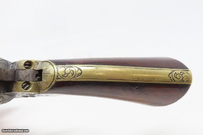 SCROLL ENGRAVED Antique MANHATTAN NAVY Revolver .36 CIVIL WAR c1862 With Multi-Panel ENGRAVED CYLINDER SCENE - Image 7 of 18