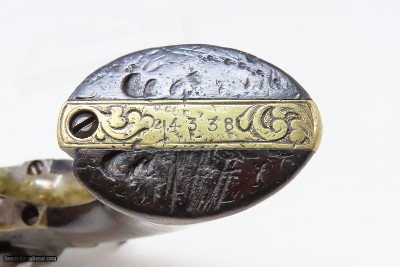 SCROLL ENGRAVED Antique MANHATTAN NAVY Revolver .36 CIVIL WAR c1862 With Multi-Panel ENGRAVED CYLINDER SCENE - Image 12 of 18