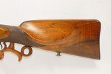 Game Scene ENGRAVED Antique A. REHBICHLER Germanic PERCUSSION TARGET RifleGERMAN Mid-1800s DEAR and FLORAL SCROLL ENGRAVING - 14 of 18