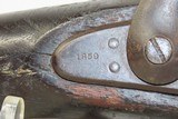 Scarce CIVIL WAR Antique U.S. HARPERS FERRY ARSENAL Model 1855 Rifle-MUSKET Maynard Tape Primed Musket Dated 1859 - 6 of 18