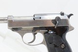 1944 German MAUSER World War II Third Reich “byf/44” Code 9mm C&R P.38 WWII WaA135 Proofed; Designed to Replace the Luger - 4 of 23