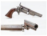SERIAL NUMBER 21 Colt 1855 ROOT Revolver ANTEBELLUM Antique Low SN Early .28 Caliber Side-hammer Revolver