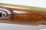 BRASS BARRELED Antique KETLAND-SHARPE EXTRA PROOF FLINTLOCK Pistol Early-1800s Trade Pistol .47 Caliber - 7 of 19