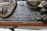 BRASS BARRELED Antique KETLAND-SHARPE EXTRA PROOF FLINTLOCK Pistol Early-1800s Trade Pistol .47 Caliber - 6 of 19