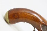 BRASS BARRELED Antique KETLAND-SHARPE EXTRA PROOF FLINTLOCK Pistol Early-1800s Trade Pistol .47 Caliber - 3 of 19