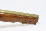 BRASS BARRELED Antique KETLAND-SHARPE EXTRA PROOF FLINTLOCK Pistol Early-1800s Trade Pistol .47 Caliber - 5 of 19